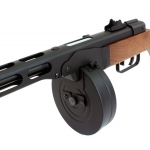 Airsoft pistoletas-kulkosvaidis PPŠ-41 vaikštančia spyna (EBB)