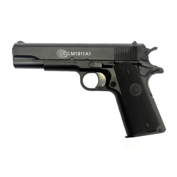 Spyruoklinis pistoletas COLT M1911 A1 metaline spyna