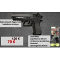 Baby Desert Eagle CO2 rinkinys - pistoletas, 2 dėtuvės, šoviniai, akiniai, priedas rankenai Baby Desert Eagle CO2 rinkinys - pistoletas, 2 dėtuvės, šoviniai, akiniai, priedas rankenai