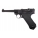 Metalinis airsoft pistoletas Luger P08 vaikštančia spyna