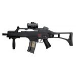 G36C su duslintuvu, kolimatoriumi, rankenėle G36C su duslintuvu, kolimatoriumi, rankenėle