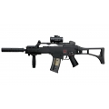 G36C su duslintuvu, kolimatoriumi, rankenėle G36C su duslintuvu, kolimatoriumi, rankenėle
